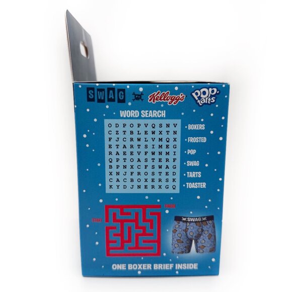 Pop-Tarts Marshmallow Hot Chocolate Boxer Briefs Mens Size Large Underwear Blue - Picture 4 of 7